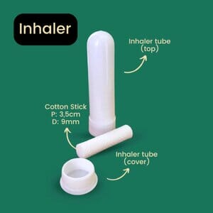 Kemasan Inhaler Kosong Original Include Cotton Wick (Kapas)