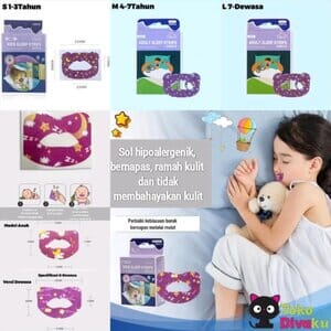 Plester Mulut Anak Anti Dengkur, Kids Sleep Strips, Original