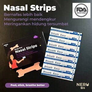 Plester Hidung Anti Ngorok, Nasal Strips, Original