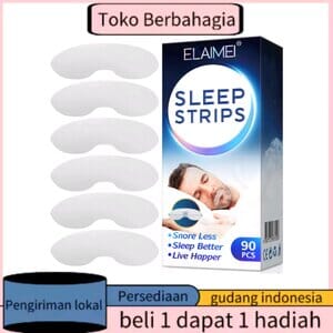 Plester Mulut Anti Dengkur, Sleep Strips Elaimei, Original