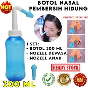 Botol Polos Pencuci Hidung Waterpulse Nasal Wash Bottle Original