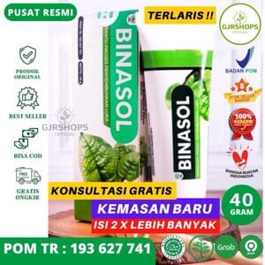 Gel Herbal Penyembuh Luka Lecet Binasol Original