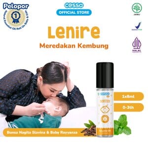 Gambar Obat Herbal Perut Kembung Cessa Baby Lenire Original