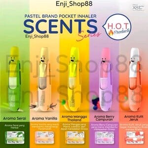 Inhaler Pastel Thailand, Pastel Brand Pocket Inhaler Scents Series, Original Thailand