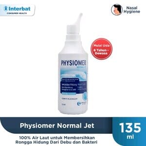 Cairan Semprot Pembersih Hidung, Physiomer Normal Jet Nasal Spray, Original