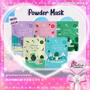 Masker Bubuk Wajah Belia, SYB Powder Mask 10g Sachet, Original