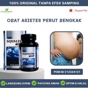 Obat Herbal Atasi Perut Kembung Bio Squalene Softgel Original