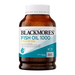 Blackmores Odourless Fish Oil 1000 Mg 400 Kapsul Original