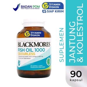 Blackmores Odourless Fish Oil 1000 Mg 90 Kapsul Original