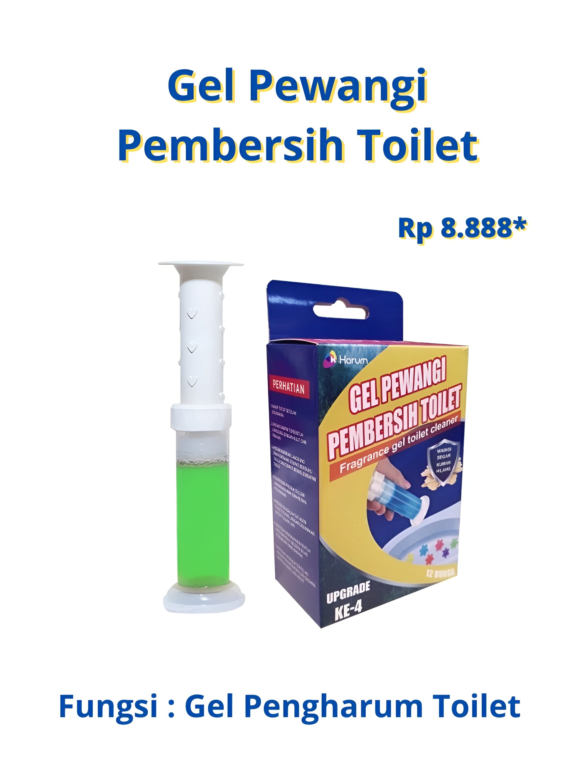 Gambar Fragnance Gel Toilet Cleaner - Gel Pengharum Ruangan & Pembersih Closet Toilet WC Gel Sabun Anti Kuman