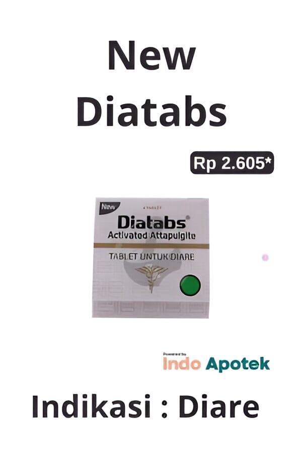 Gambar New Diatabs - 4 Tablet Obat Diare