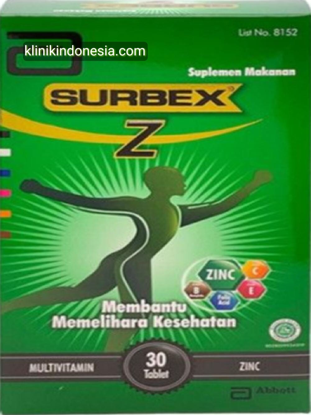 Gambar Surbex Z Multivitamin 30 Tablet